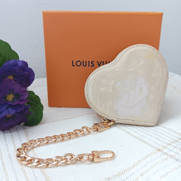 LOUIS VUITTON Monogram Vernis Portomone Cool Coin Purse Heart Case M91479 - Picture 3 of 17